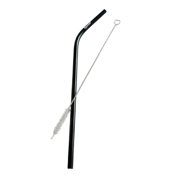 H Mart Stainless Steel Mug & Straw - Picture 4 of 5